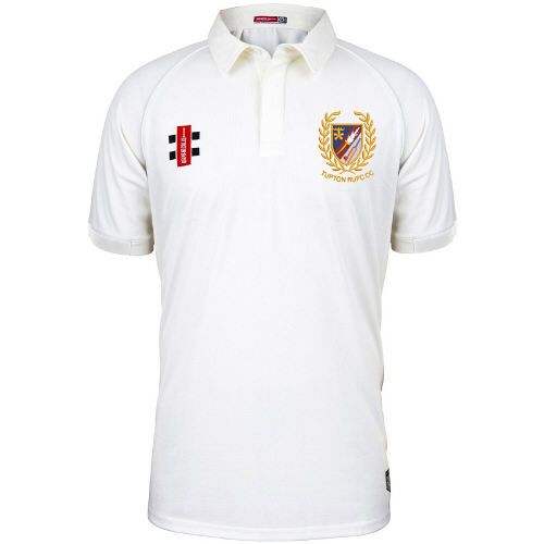 Tupton RUFC CC GN Matrix Ivory Cricket Shirt S/S Jnr