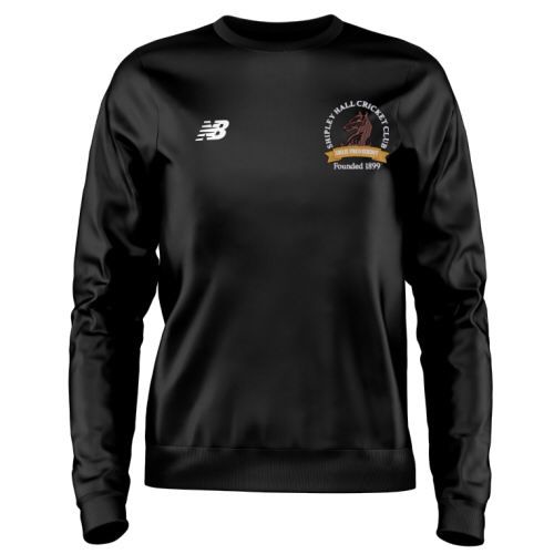 Shipley Hall Cricket Club New Balance Training Sweater Black Snr ...