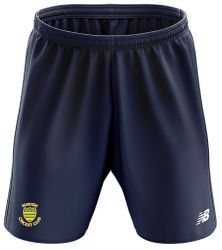 Warton CC New Balance Training Short Navy   Snr