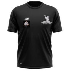 Cranborne Cricket Club New Balance Training Shirt Black Jnr